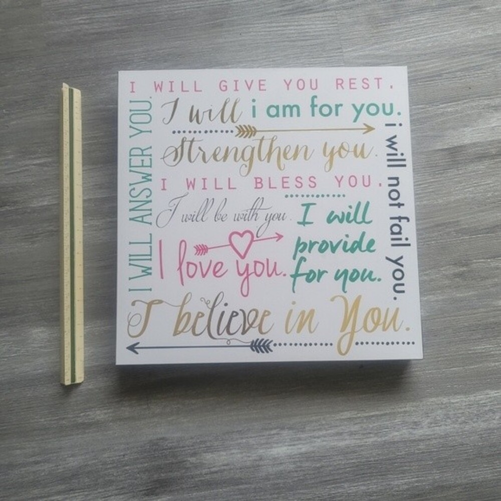 Square Love Box Sign - Picture 1 of 2